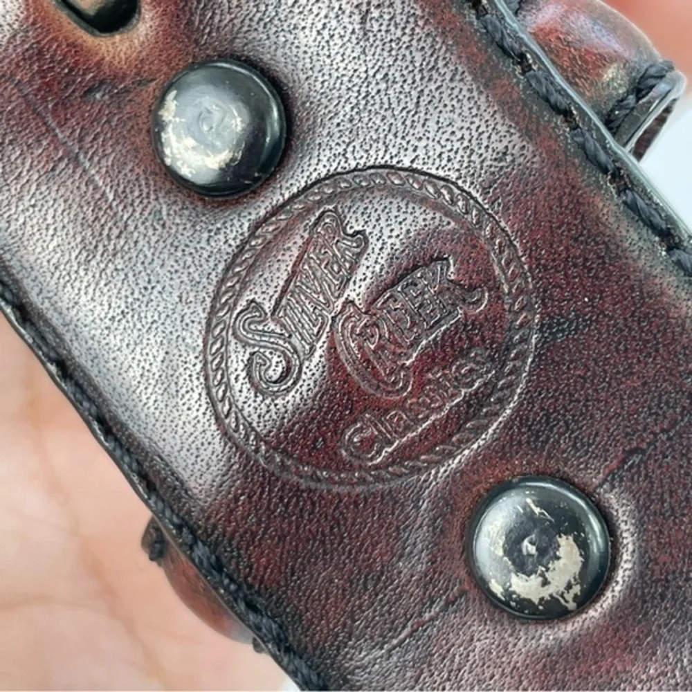 Silver Creek Western Brown Leather‎ Belt